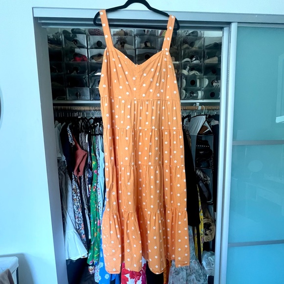 Color Me Courtney “Orange Cutie Maxi” SZ 18 - Picture 4 of 5